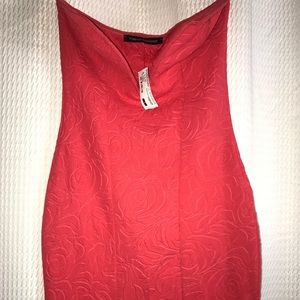 Foreign exchange coral short dress size small